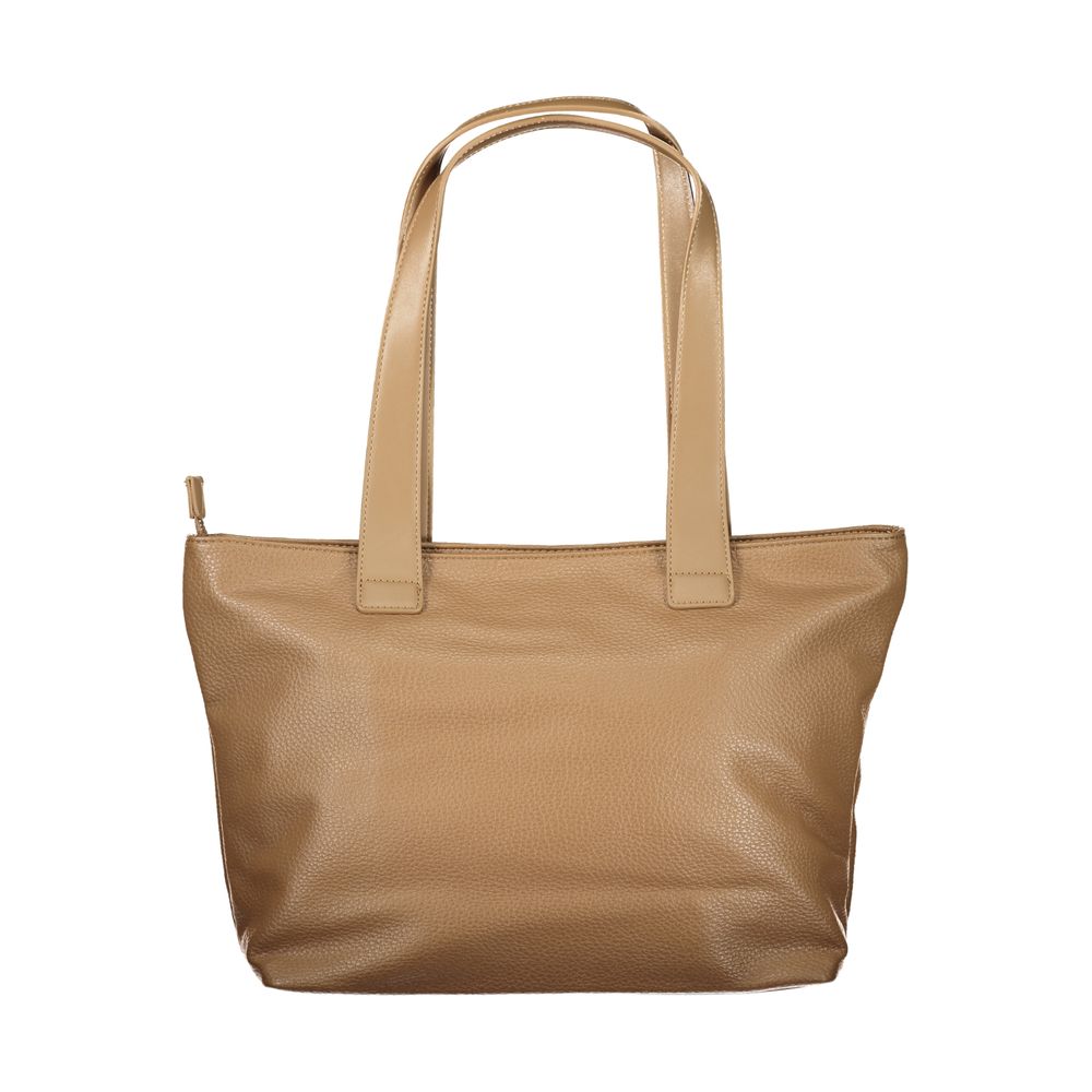 Brown Polyethylene Handbag
