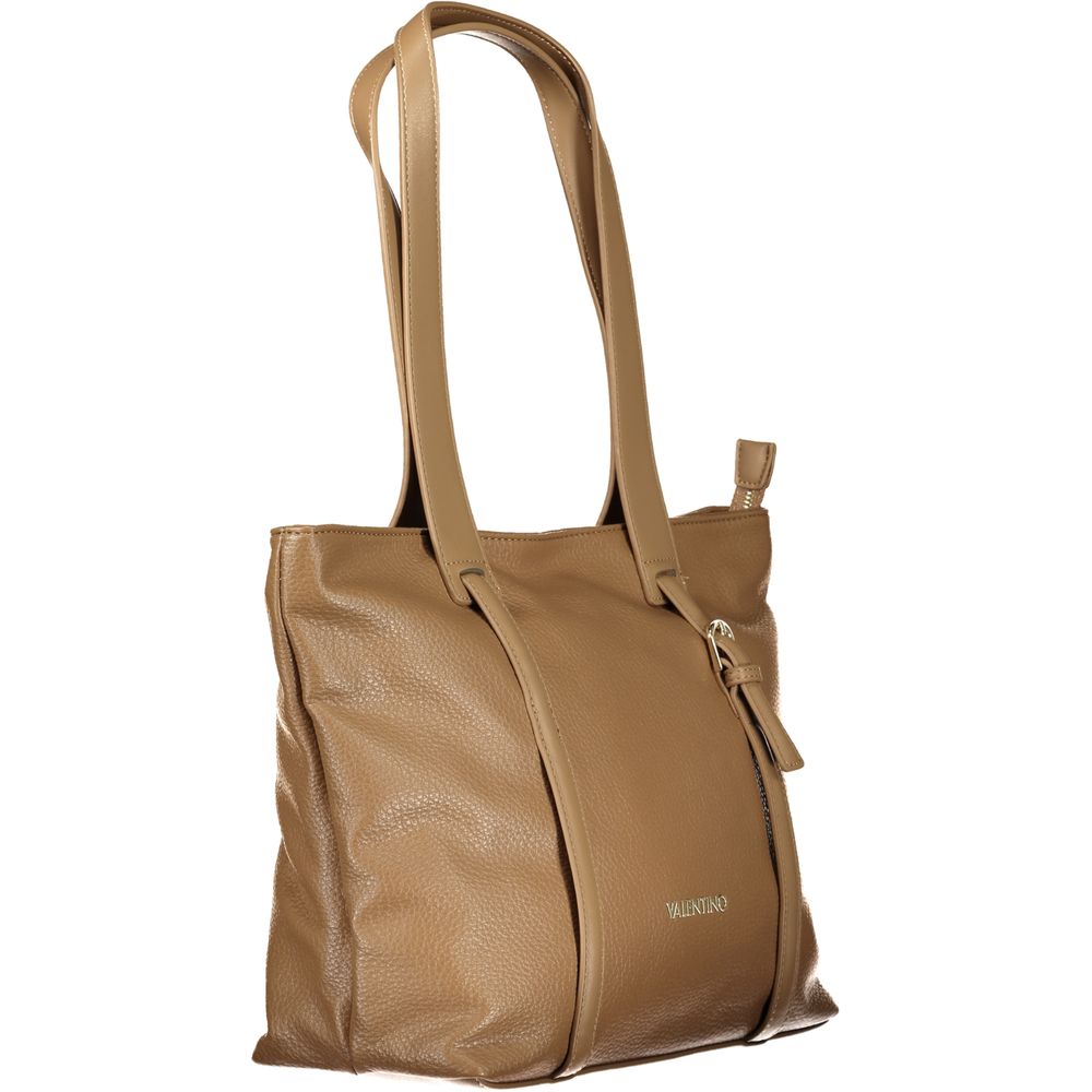 Brown Polyethylene Handbag