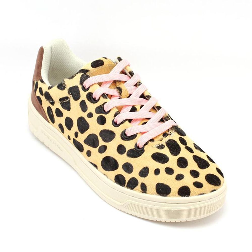 Multicolor Leather Low Top Sneakers