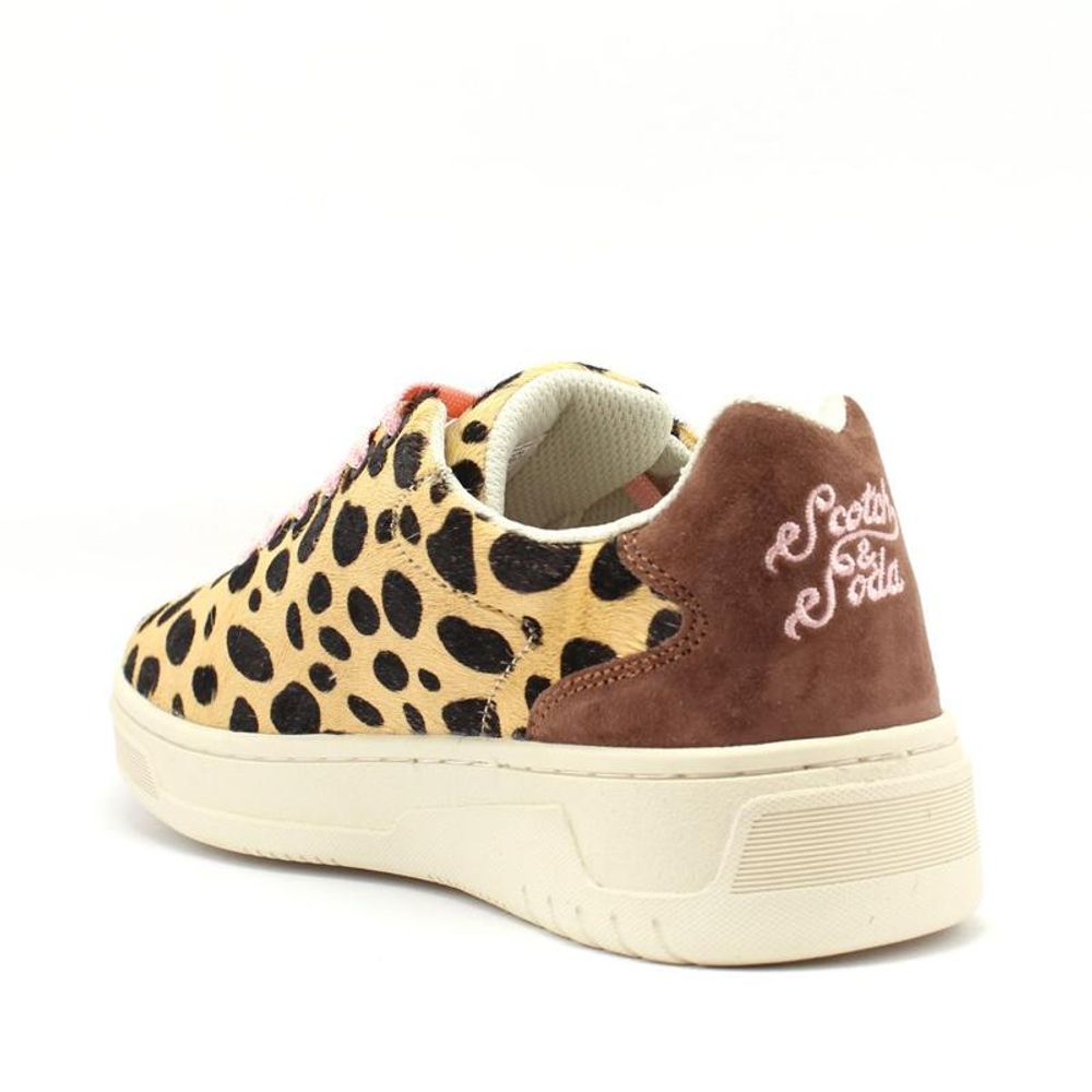 Multicolor Leather Low Top Sneakers