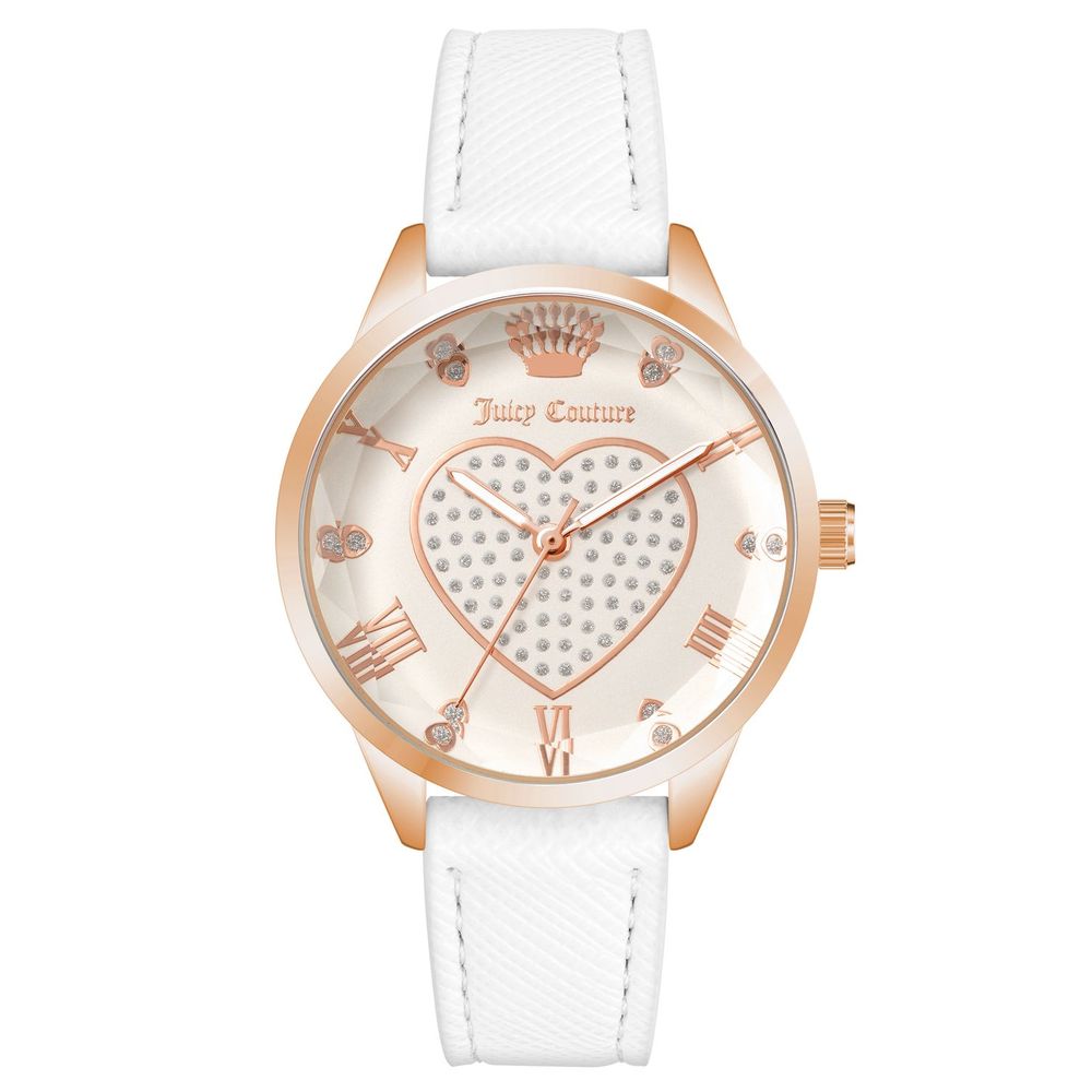 White Plastic Dress Watch