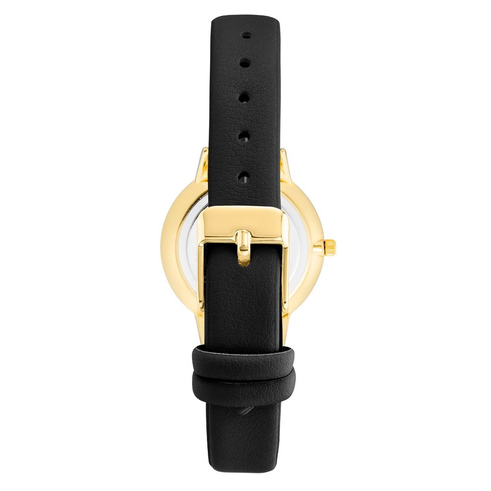 Black Plastic Dress Watch