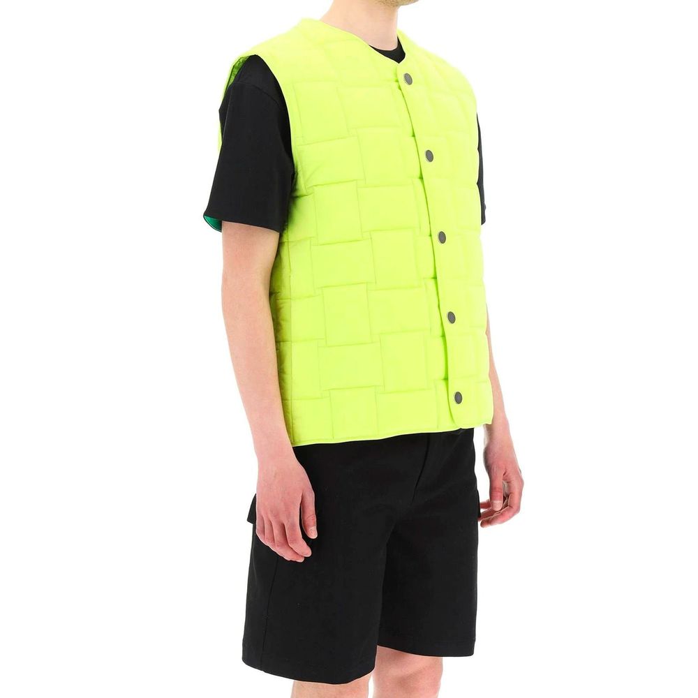 Bicolor Polyamide Sleveless Jacket
