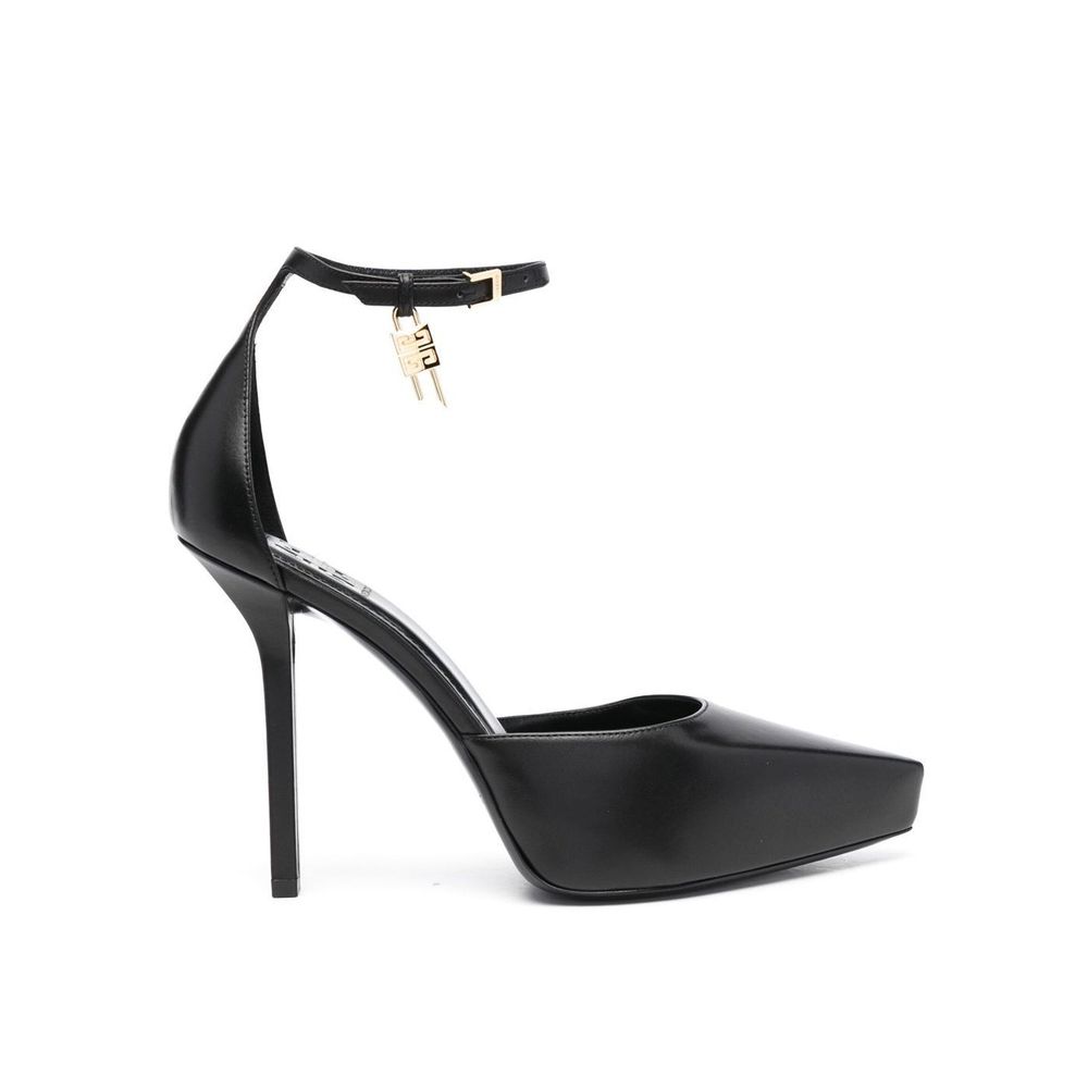 Black Calfskin Pumps