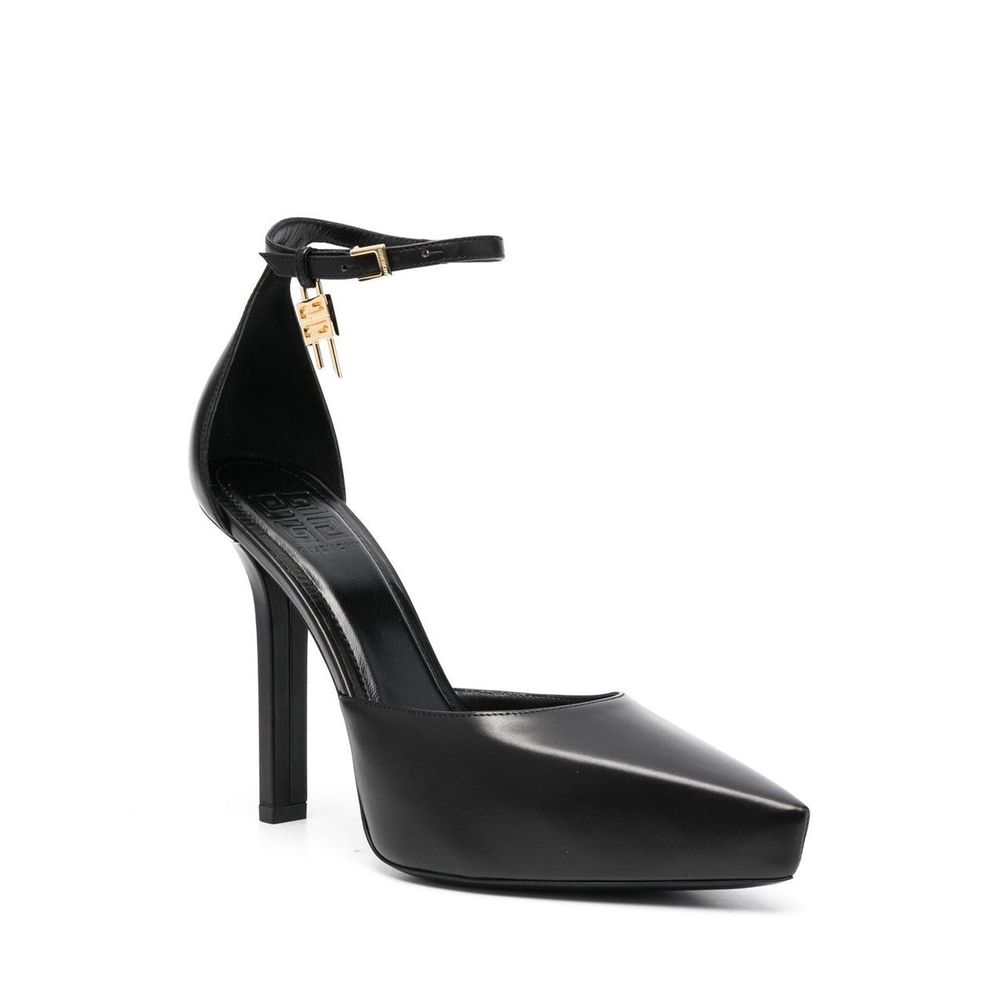 Black Calfskin Pumps