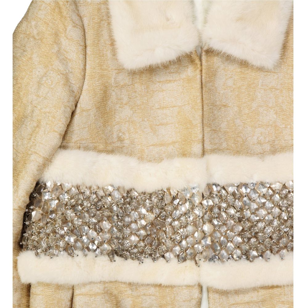 Beige Polyamide Coat