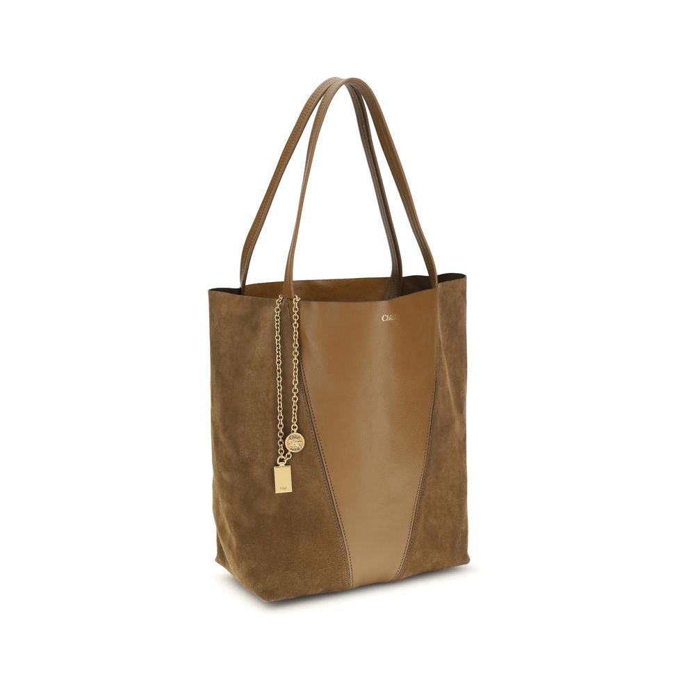 Beige Calf Leather Bos Taurus Shoulder Bag
