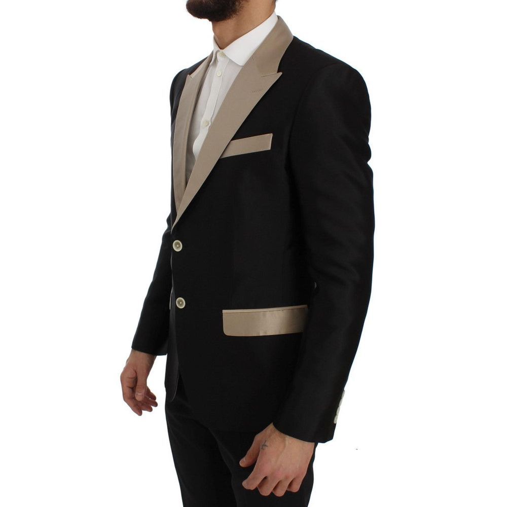 Black Silk Blazer