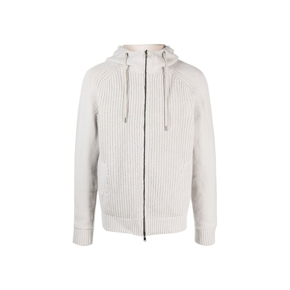 Gray Wool Bomber
