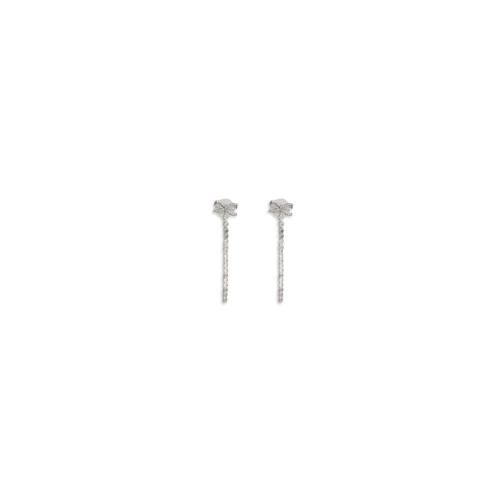 Silver Brass Earrings
