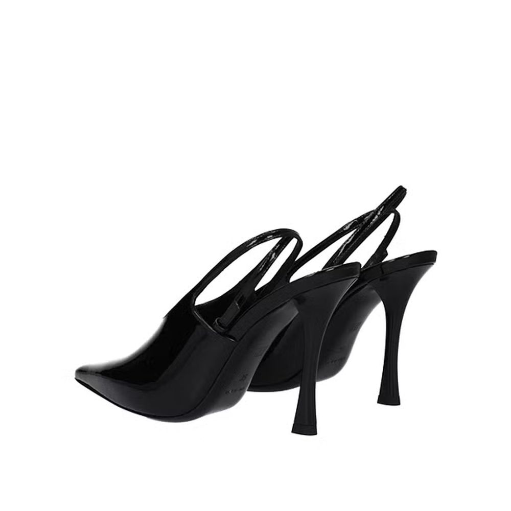 Black Calfskin Pumps