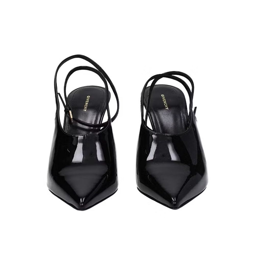 Black Calfskin Pumps