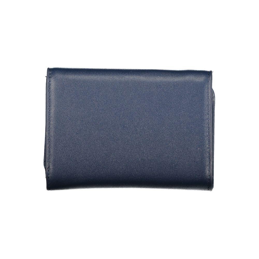Blue Leather Women's Wallet