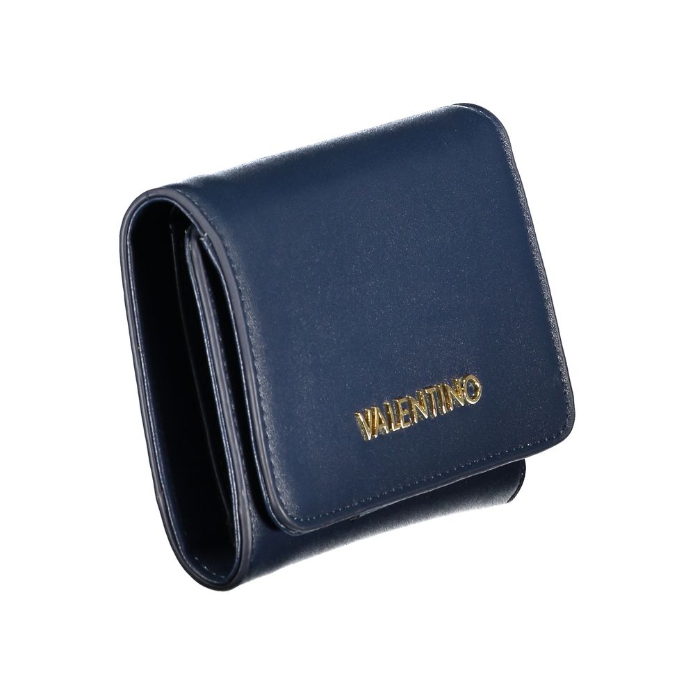 Blue Leather Women's Wallet