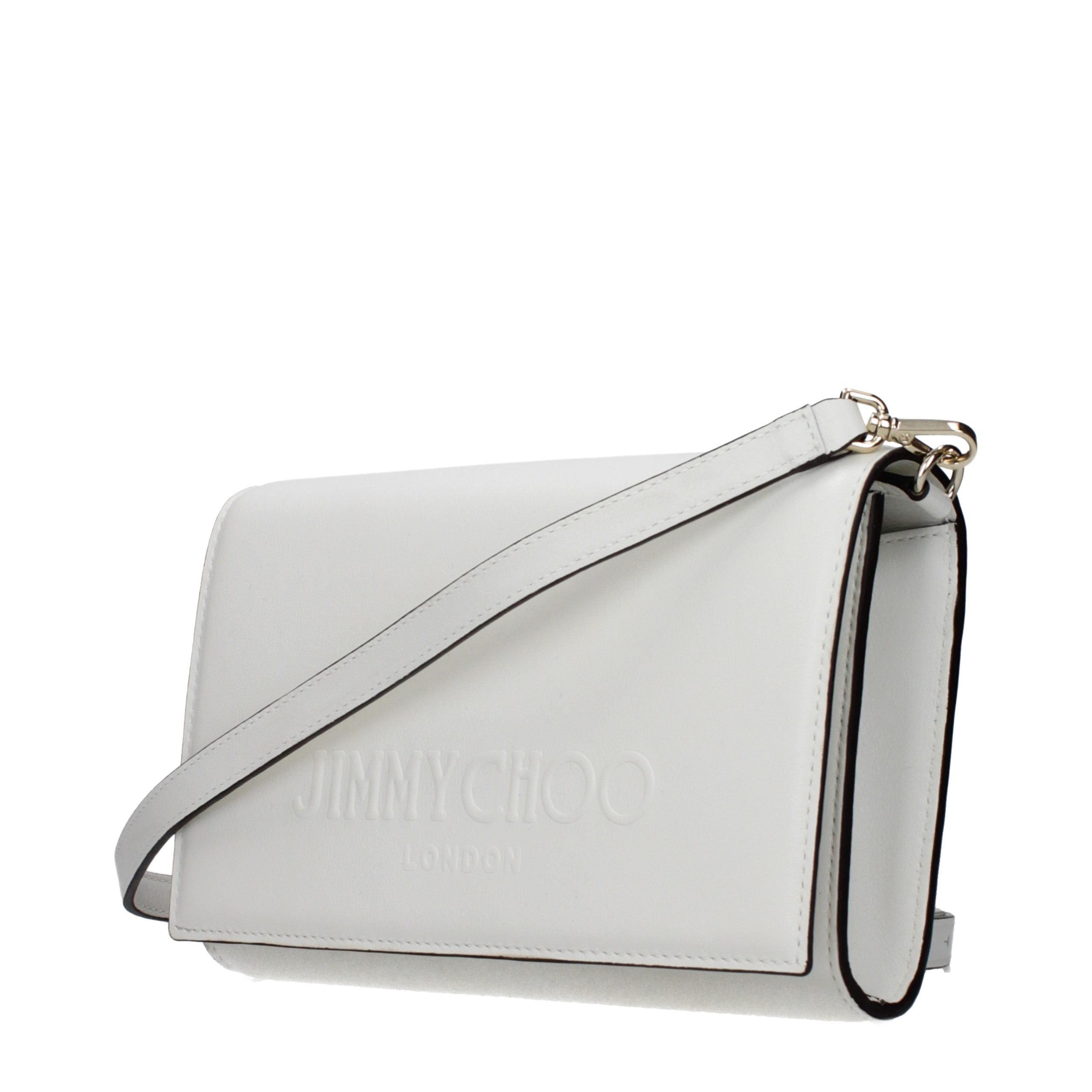 White Leather Clutch Bag