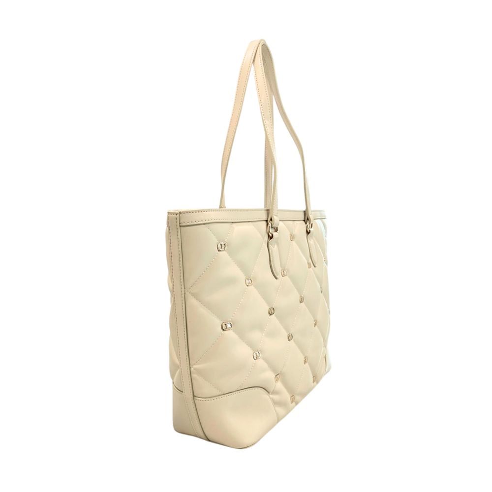 Pink Polyurethane Women Handbag