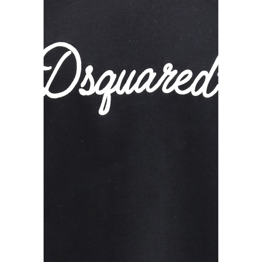 Black Cotton Sweatshirt
