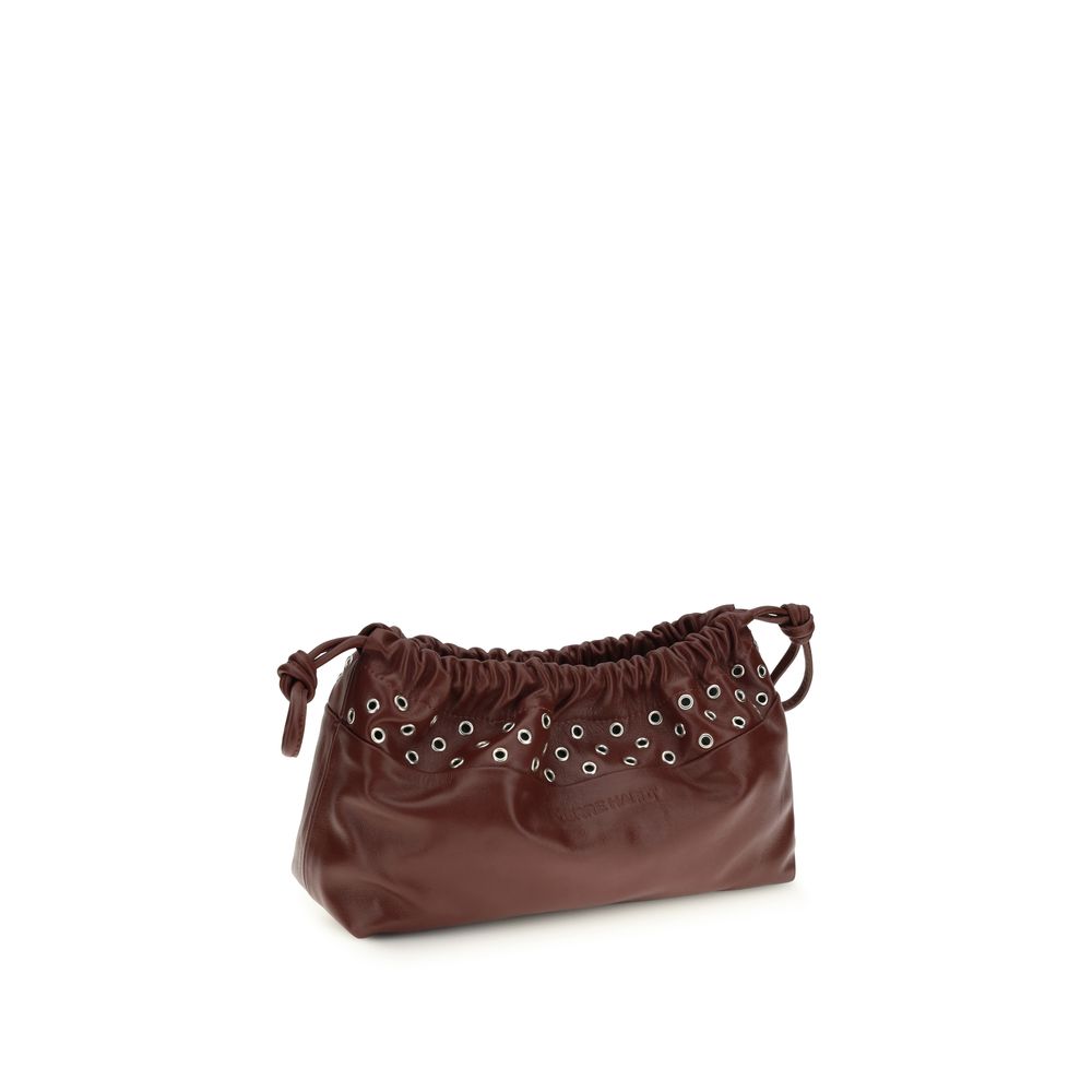 Bordeaux Calf Leather Bos Taurus Clutch Bag