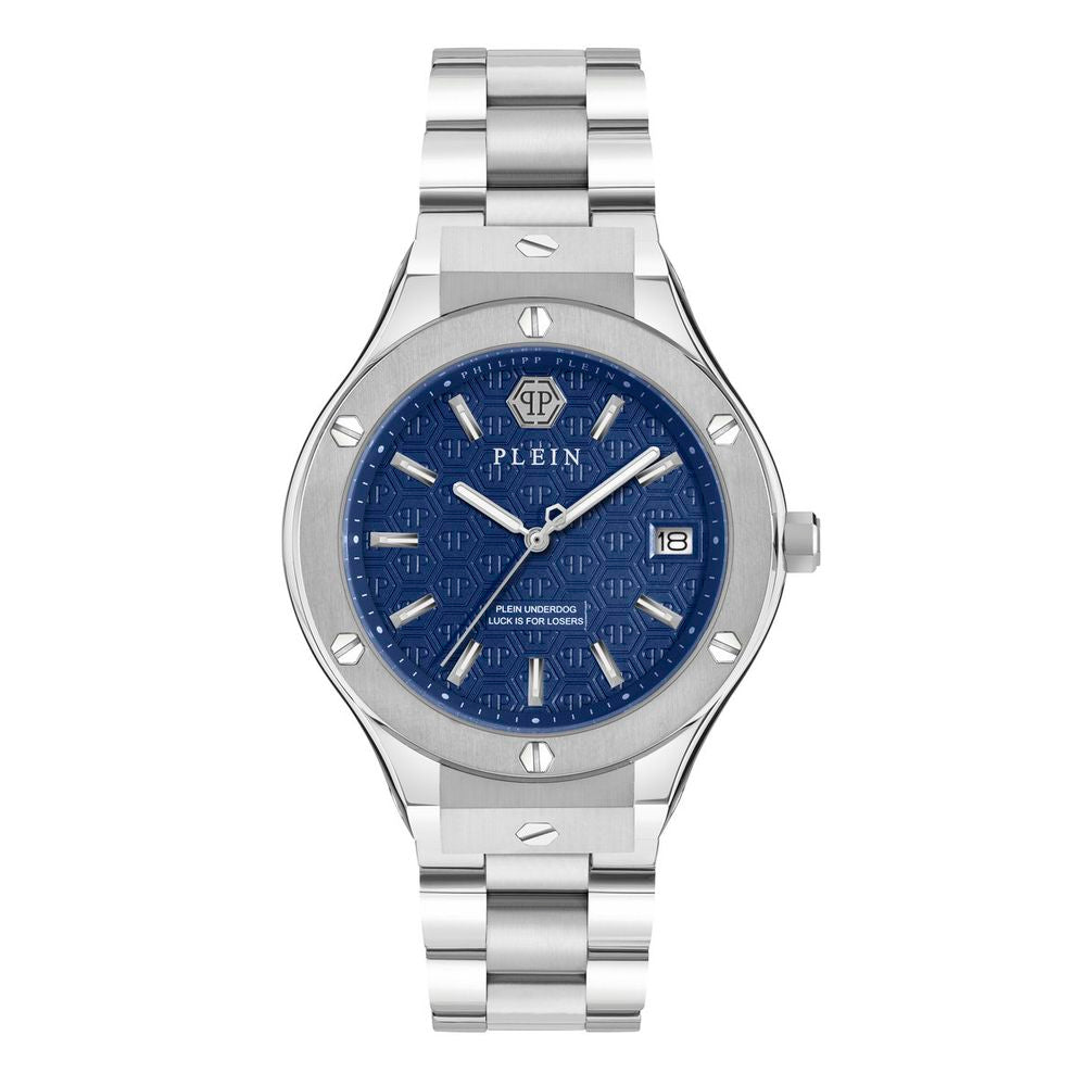 Gray Stainless Steel Dress Watch