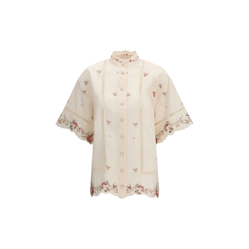 Beige Linen Shirt