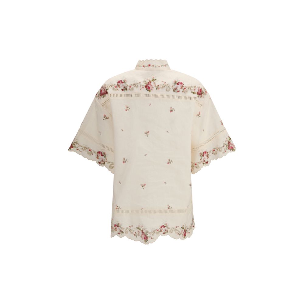 Beige Linen Shirt