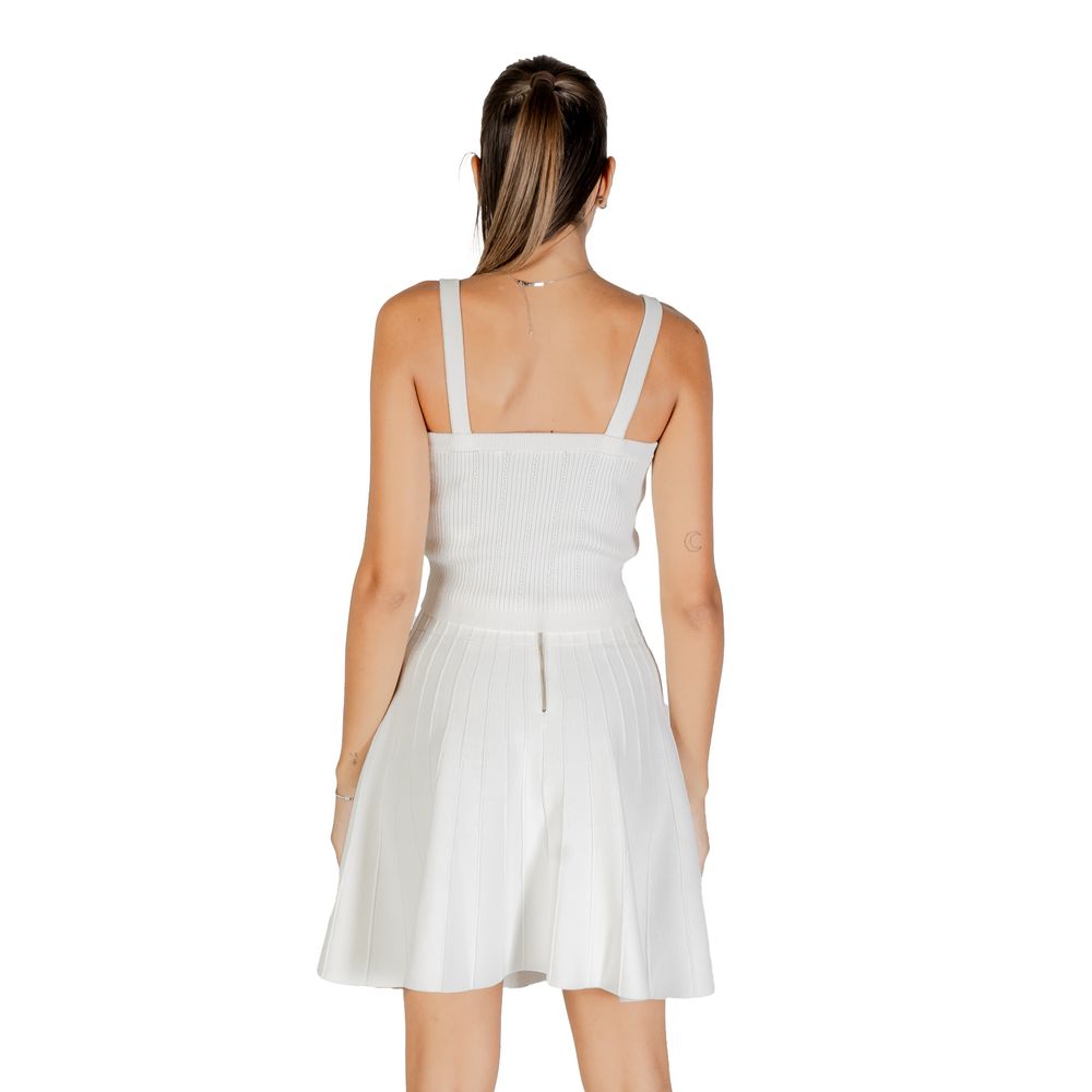 Cream Viscose Tank Tops
