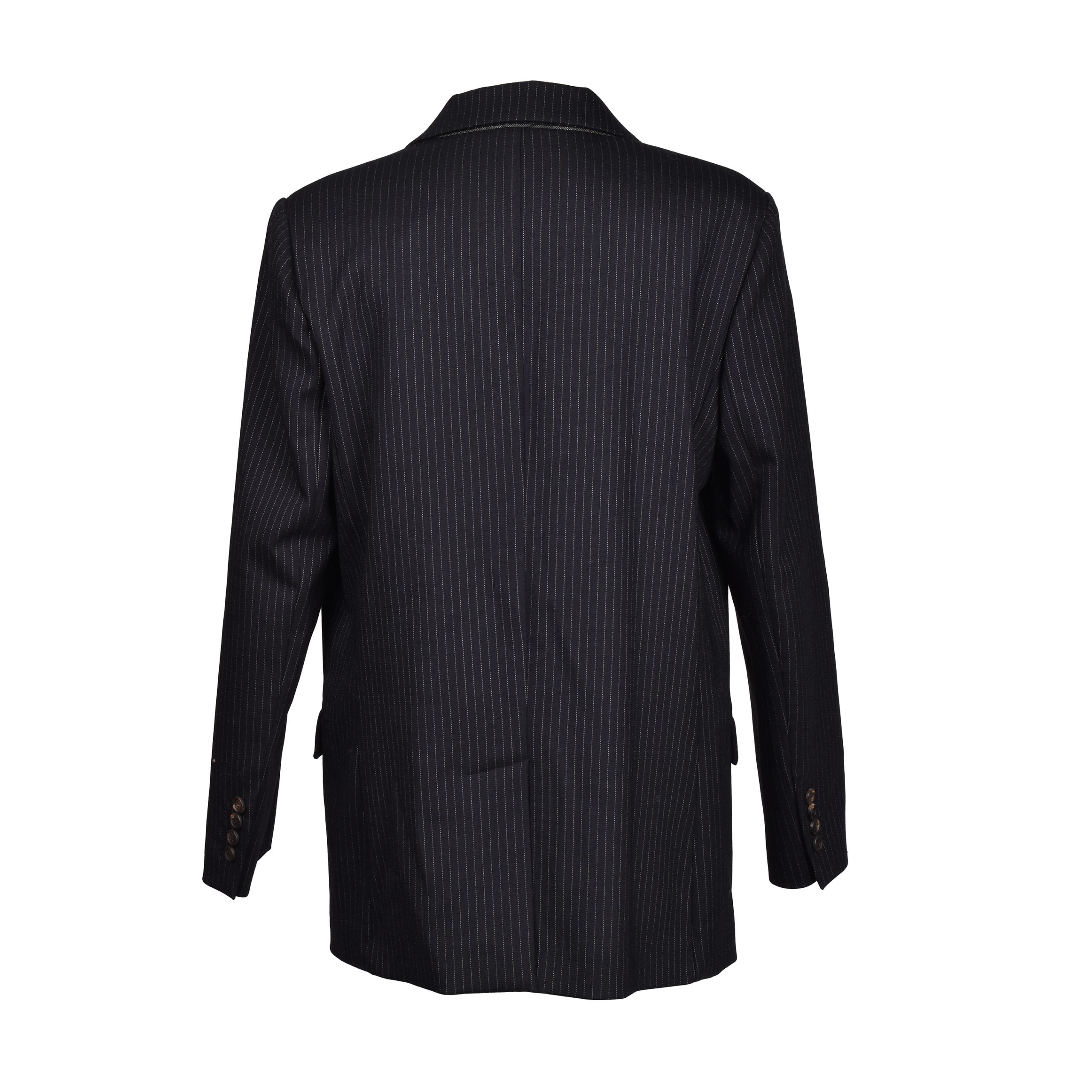 Bicolor Wool Blazer