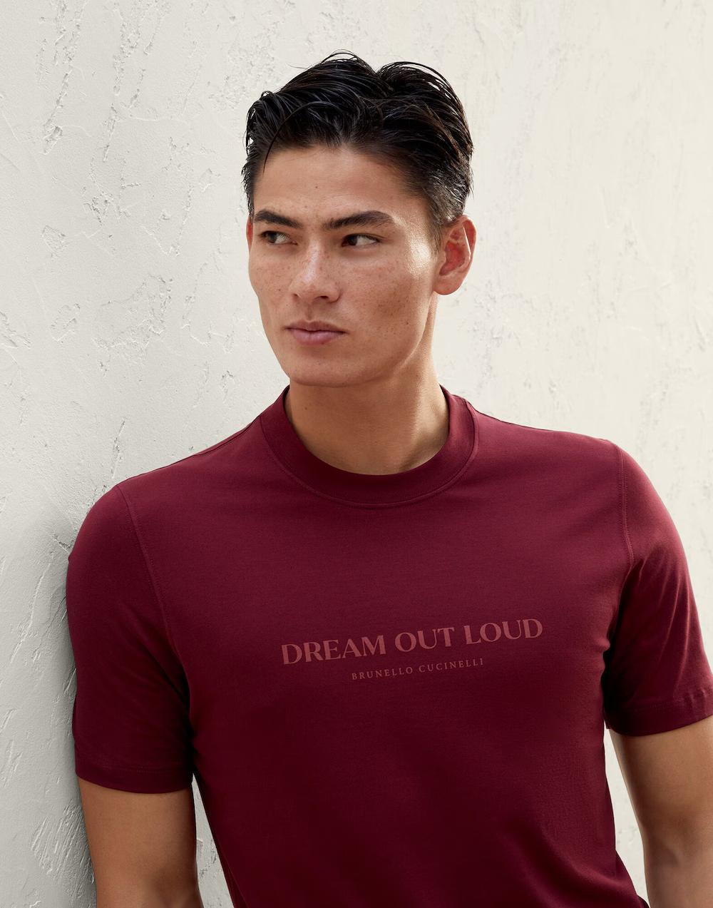 Burgundy Cotton T-Shirt