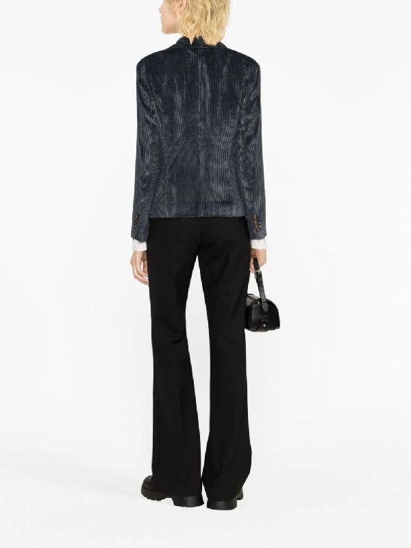 Blue Viscose Jacket