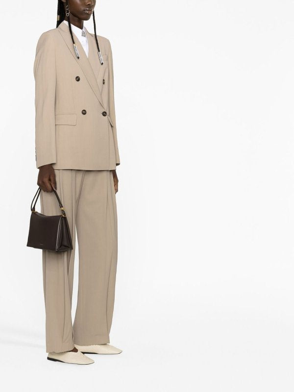 Beige Viscose Blazer