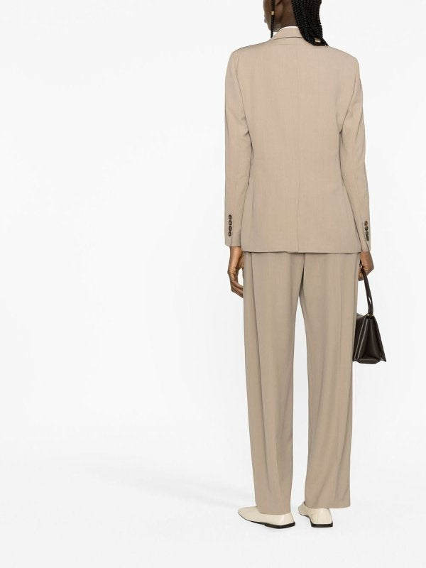 Beige Viscose Blazer