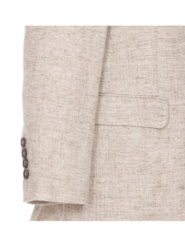 Brown Linen Blazer