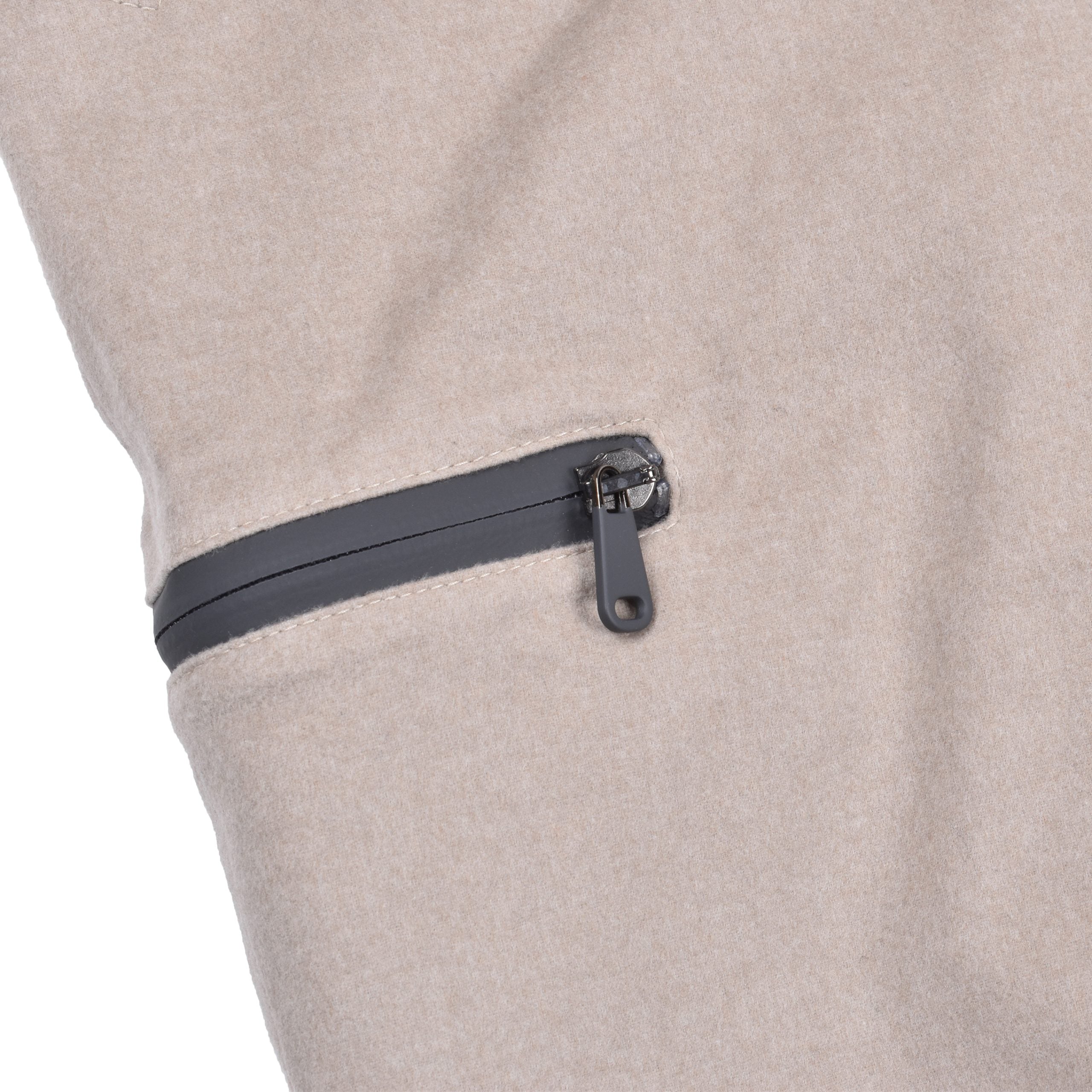 Beige Wool Joggers (Workout Pants)