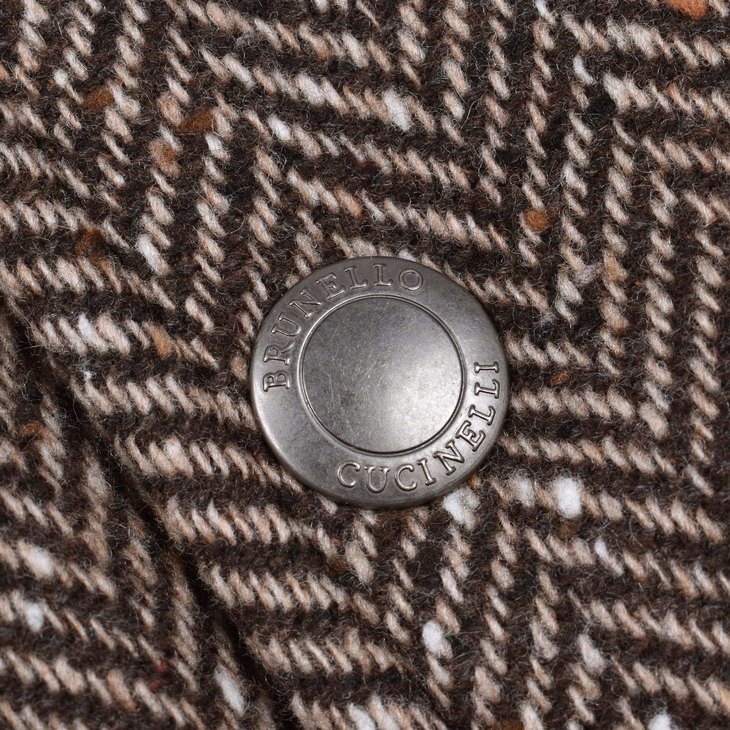 Brown Wool Sleveless Jacket