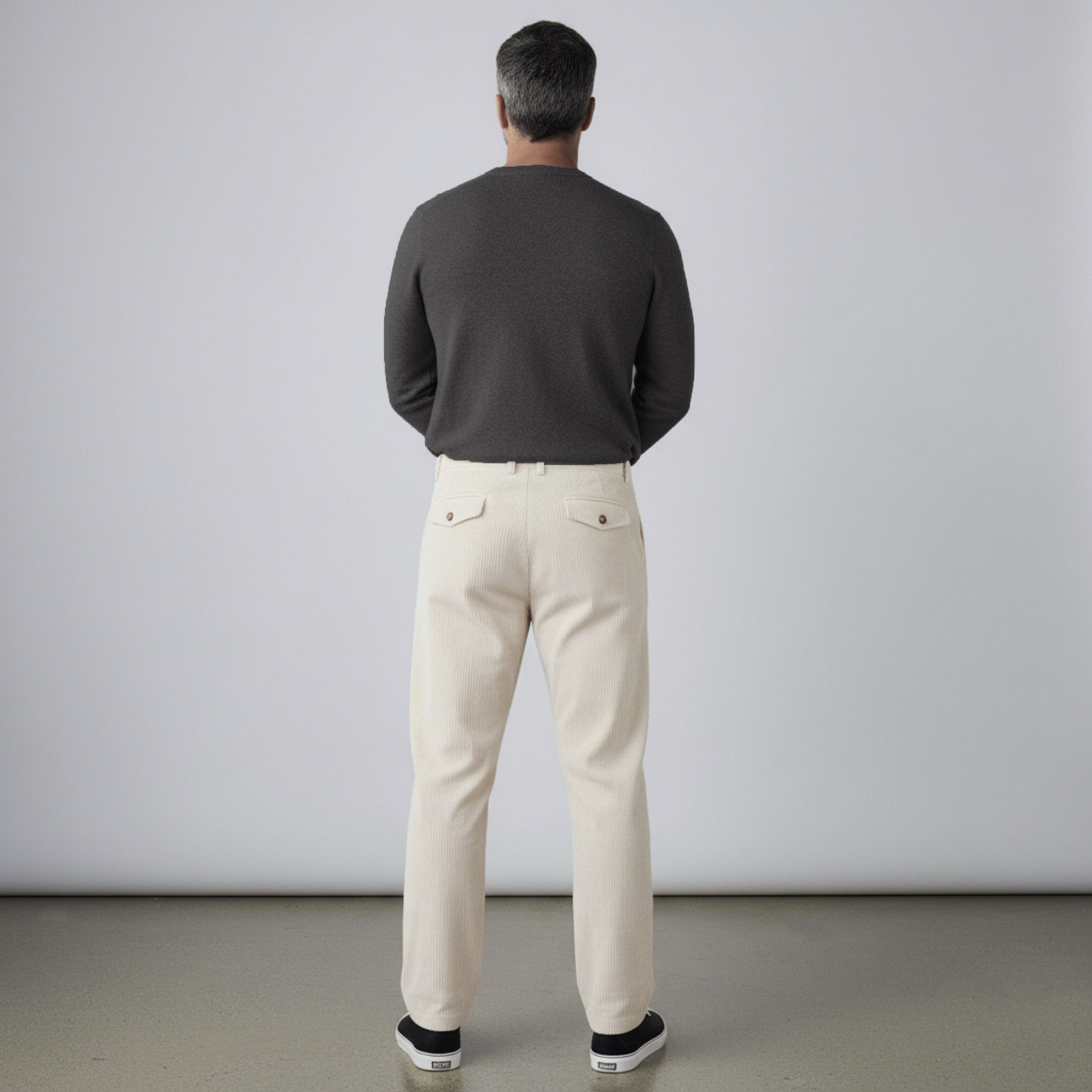 White Cotton Pants