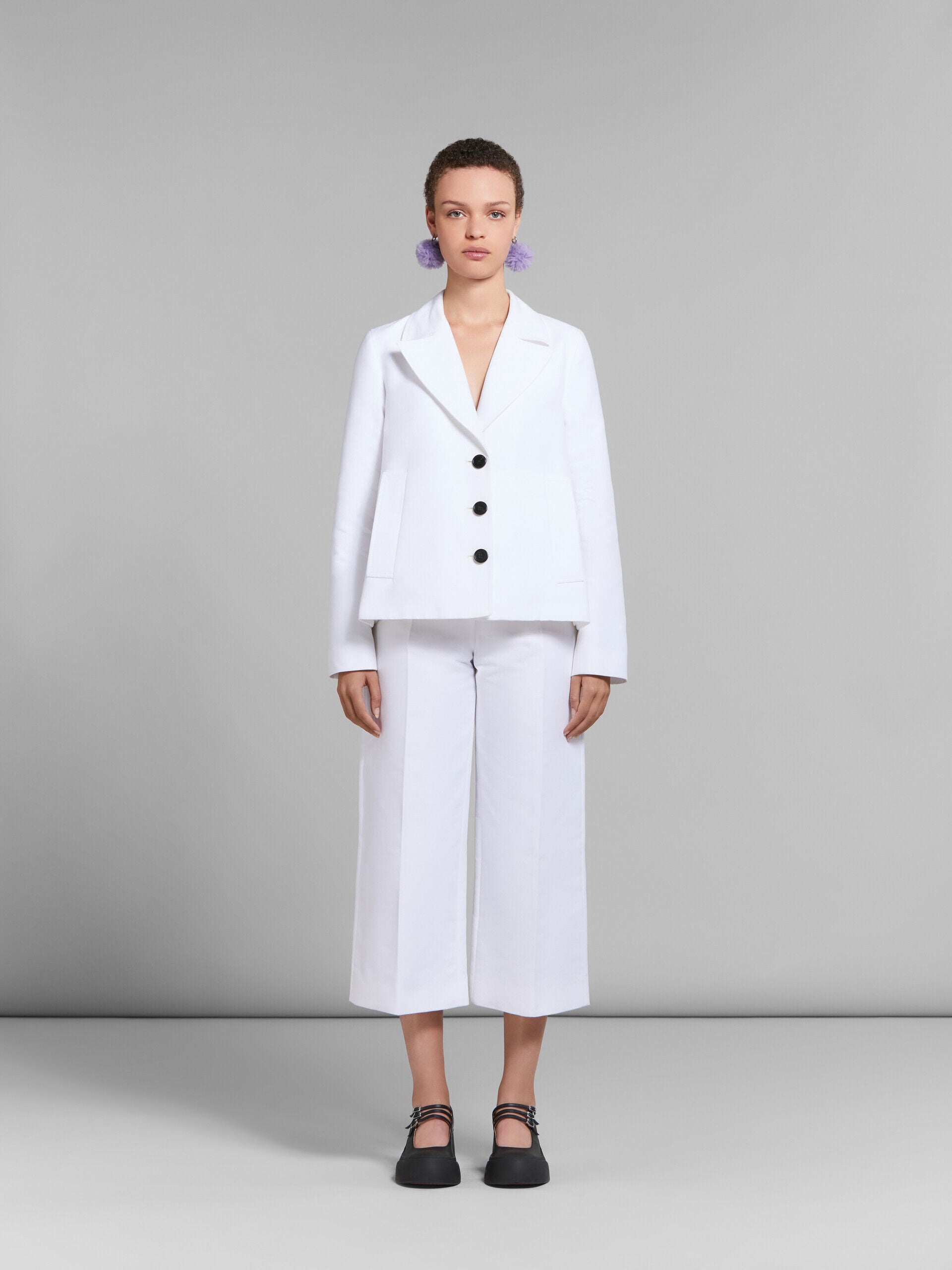 White Fibres Casual Pants