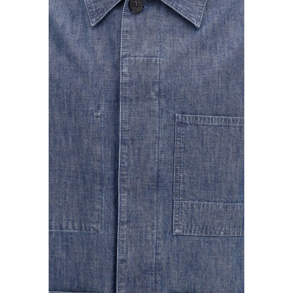 Blue Cotton Denim Jacket