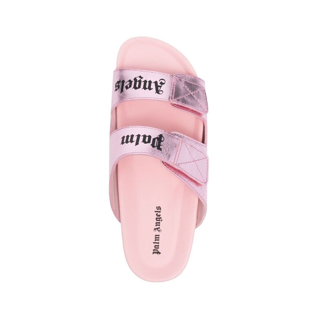 Multicolor Calfskin Strap-On Sandals