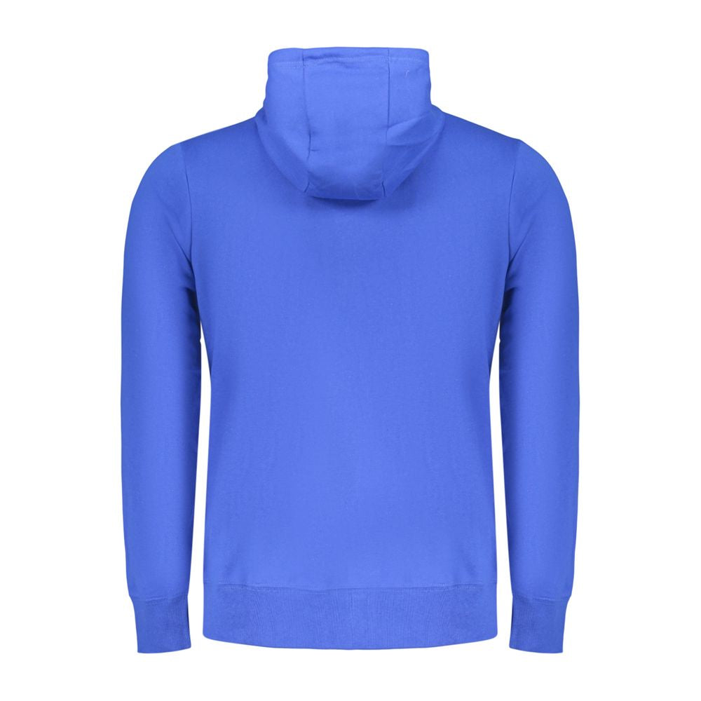 Blue Cotton Men's Hoodie