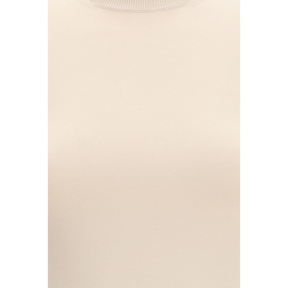 Beige Viscose T-Shirt