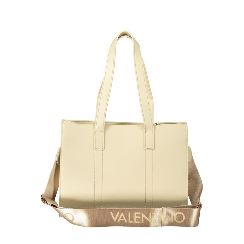 Beige Polyethylene Handbag