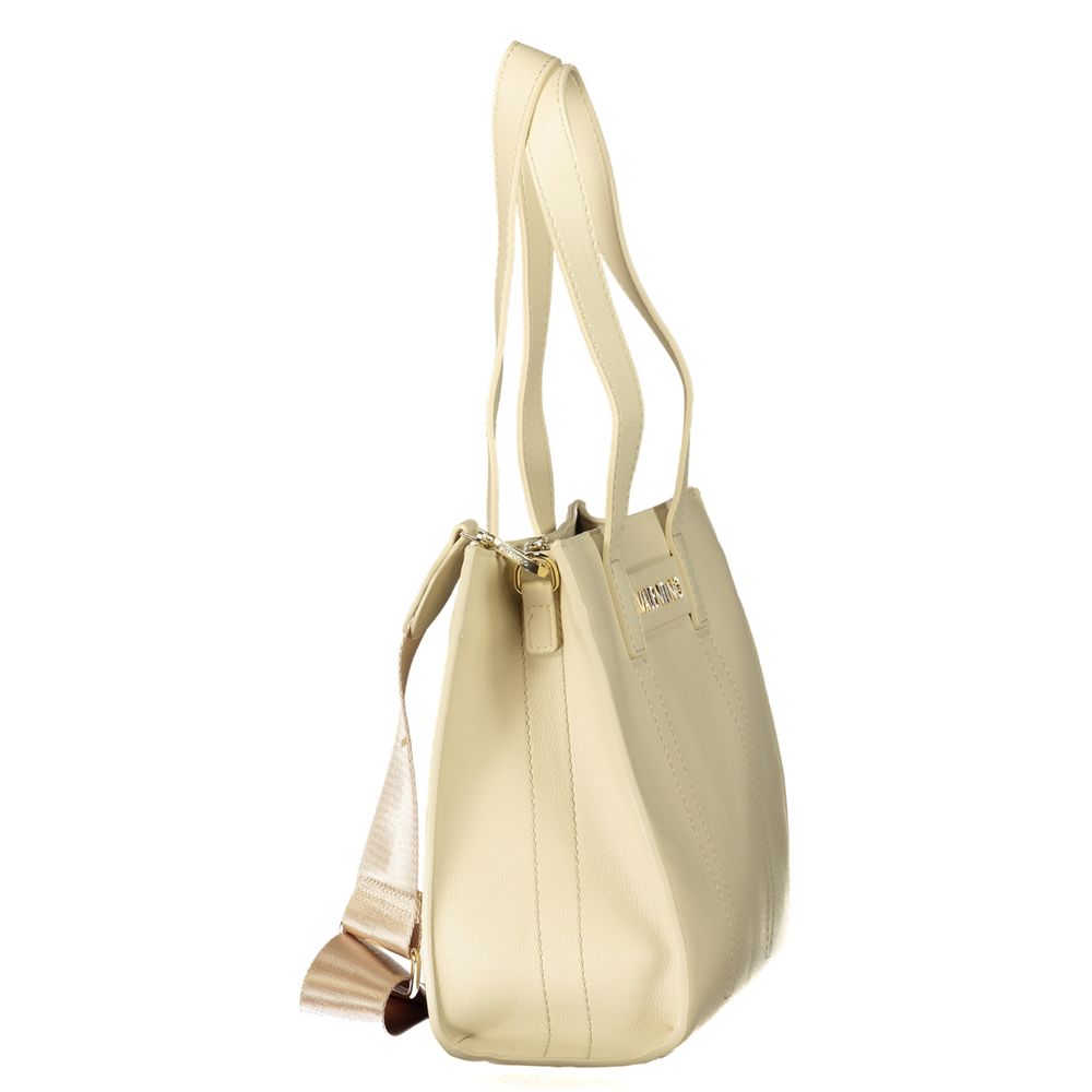 Beige Polyethylene Handbag