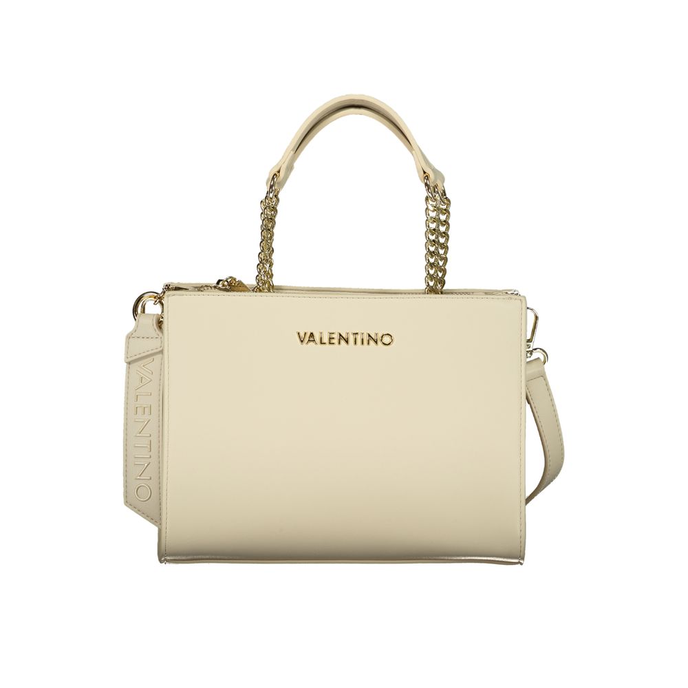 Beige Polyethylene Handbag