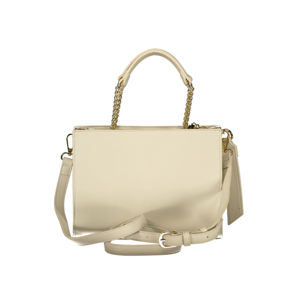 Beige Polyethylene Handbag