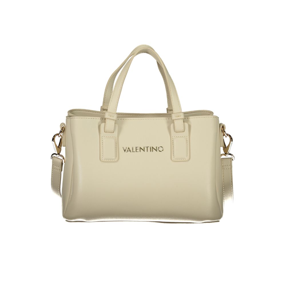 Beige Polyethylene Handbag