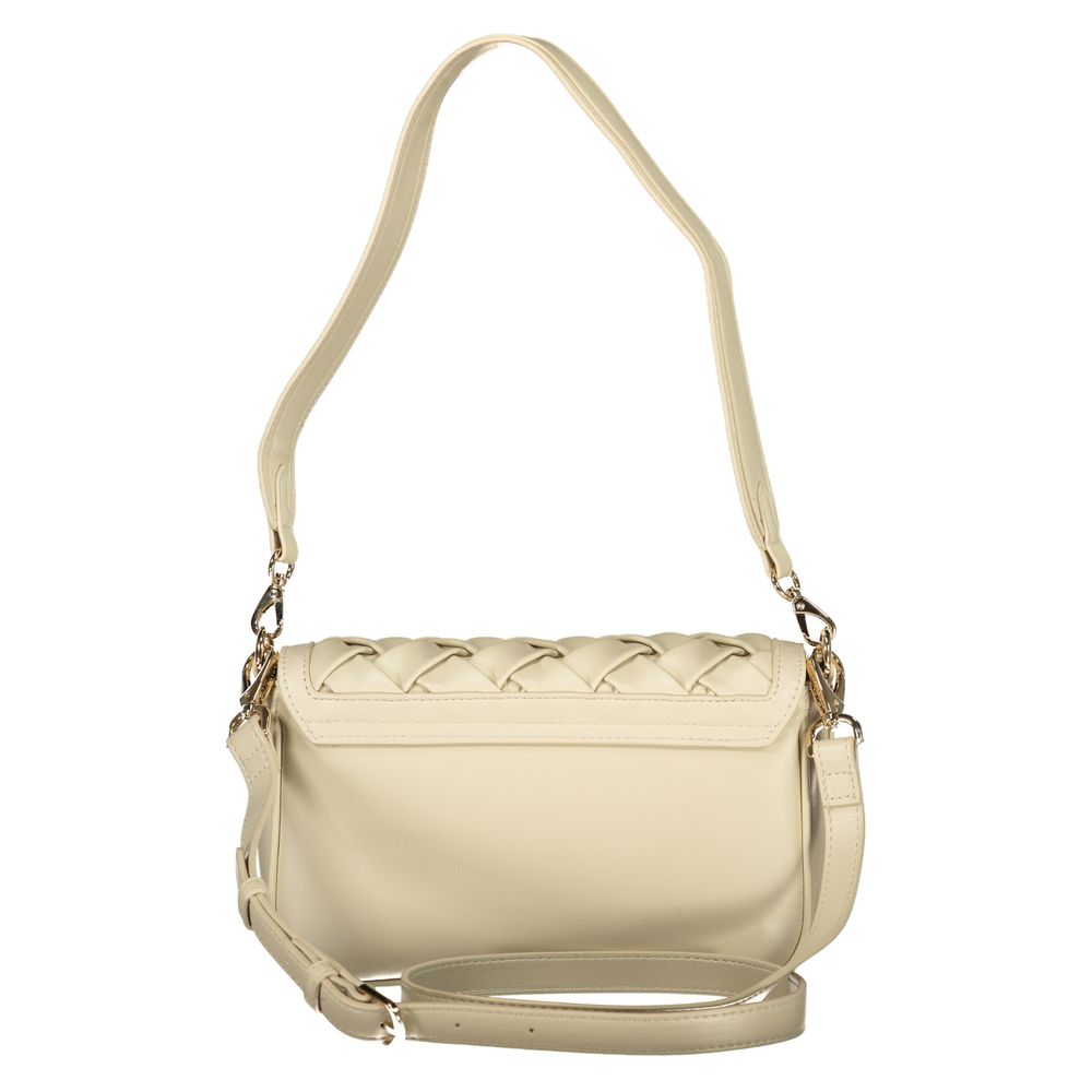 Beige Polyethylene Handbag