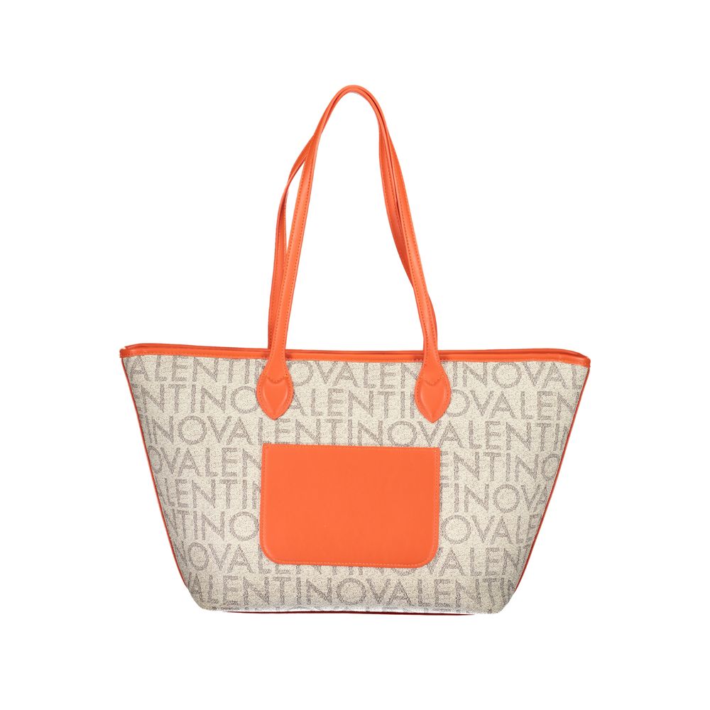 Beige Polyethylene Handbag
