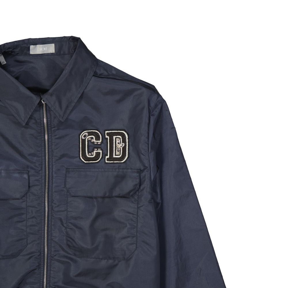 Blue Polyamide Shell Jacket