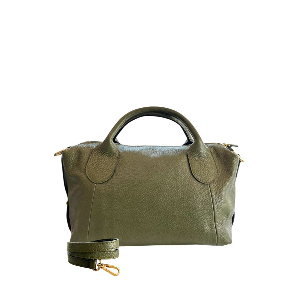 Green Leather Women Handbag