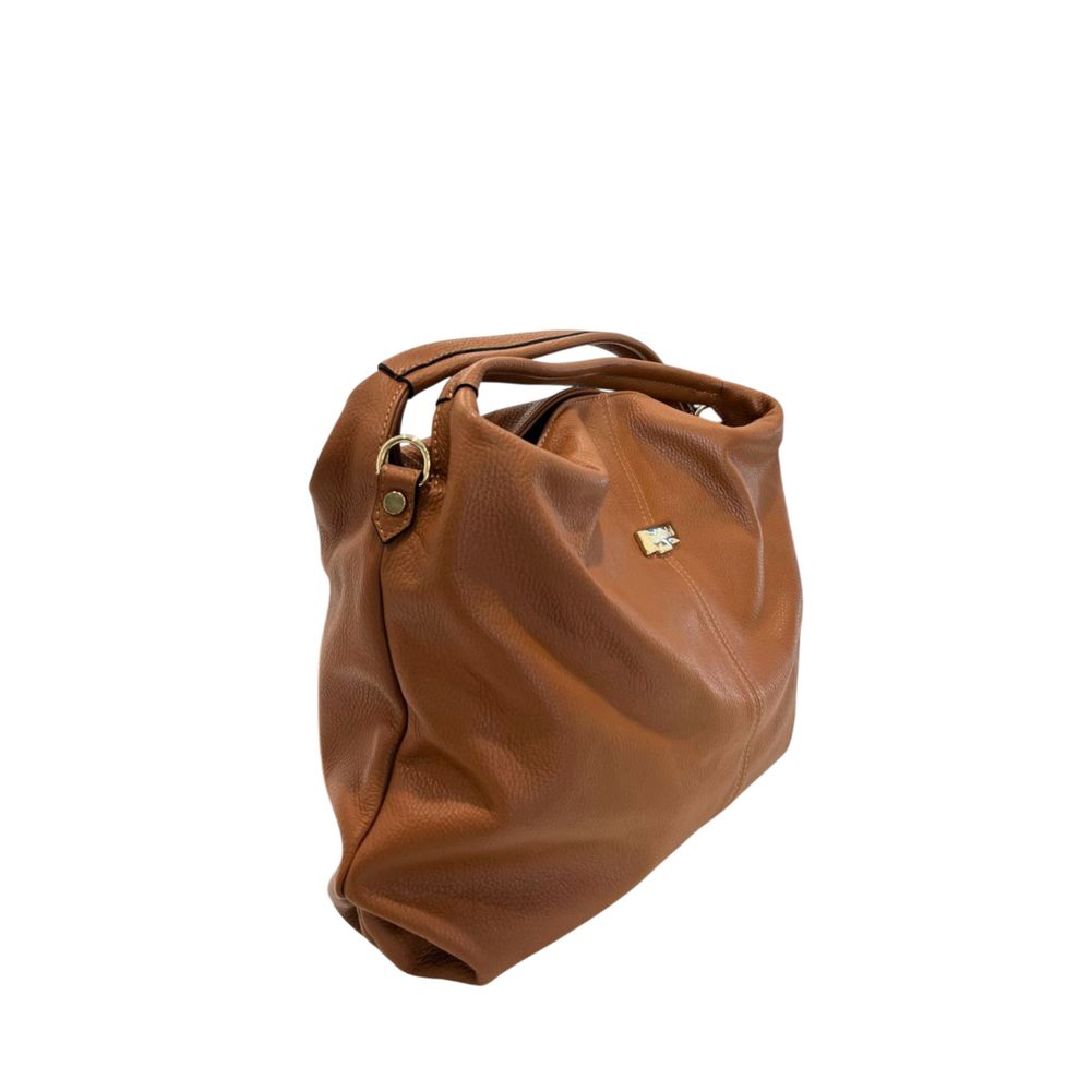 Brown Cowhide Shoulder Bag